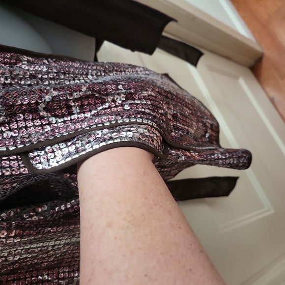 CHICO"S Sequin Snake Print Blazer - Picture 8 of 9